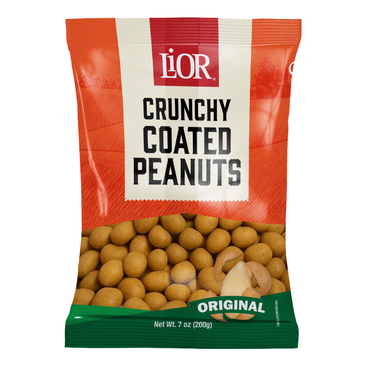 Crunchy Coated Peanuts - Original, LiOR