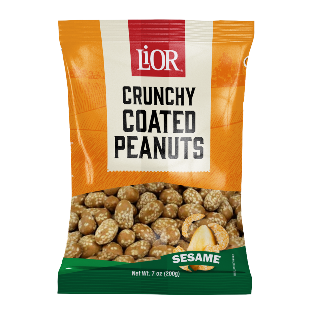 Crunchy Coated Peanuts - Sesame, LiOR