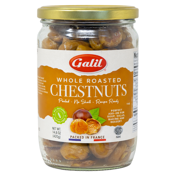 Whole Roasted Chestnuts in Jar, Galil