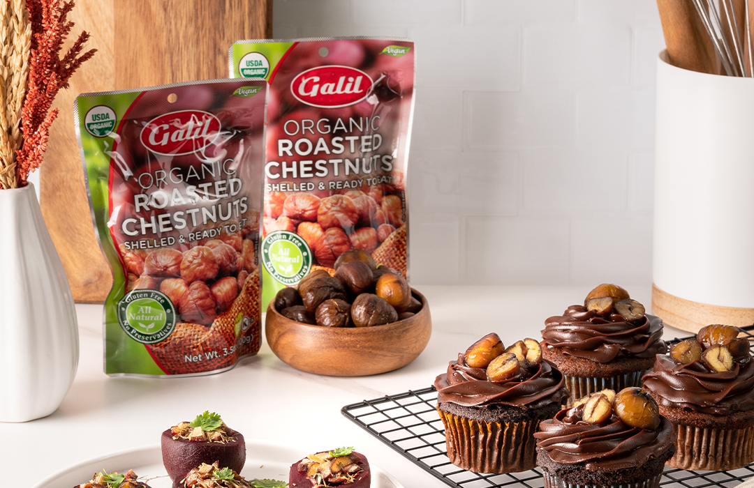 Galil Organic Roasted Chestnuts, Peeled & Ready to Eat