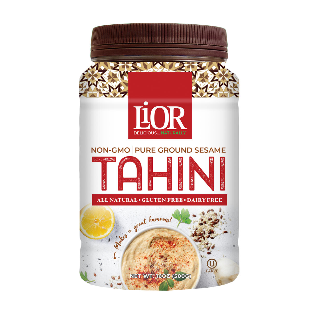Tahini, Pure Stone Ground Sesame Butter, LiOR