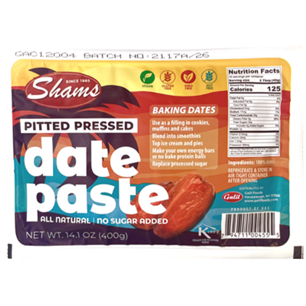 Shams Pitted Pressed Date Paste