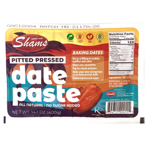 Date Paste | Ready to Use Baking Dates | 14.1 oz | Shams