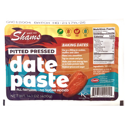 Shams Pitted Pressed Date Paste