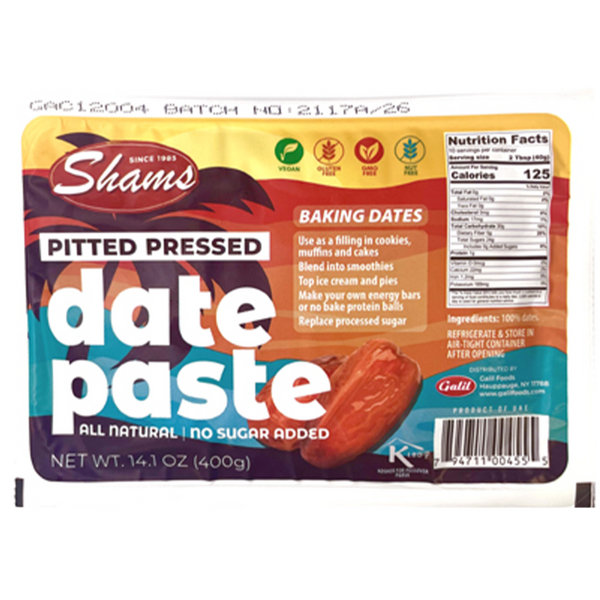 Date Paste | Ready to Use Baking Dates | 14.1 oz | Shams
