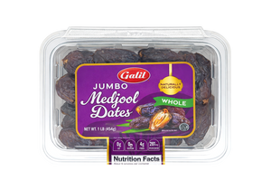 Jumbo Medjool Dates, Whole, Galil