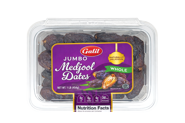 Jumbo Medjool Dates, Whole, Galil