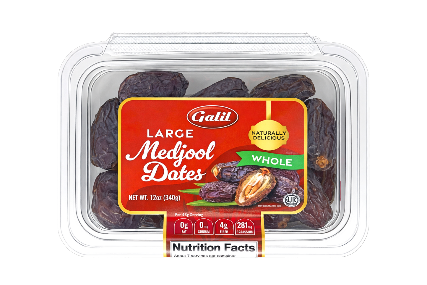Large Medjool Dates, Whole, Galil