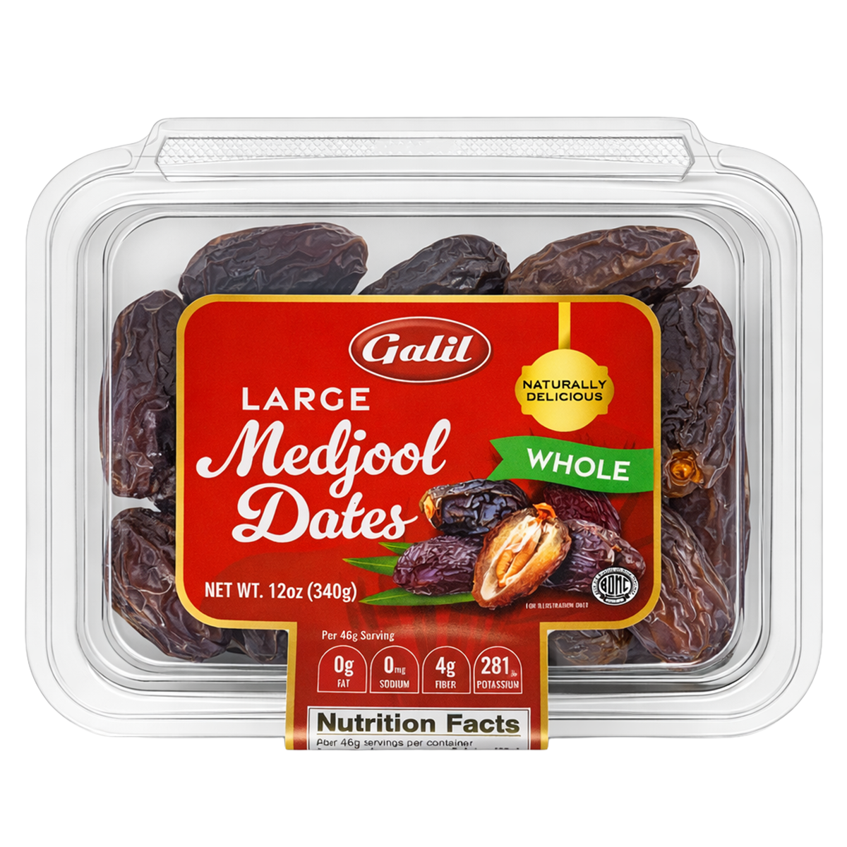 Large Medjool Dates, Whole, Galil