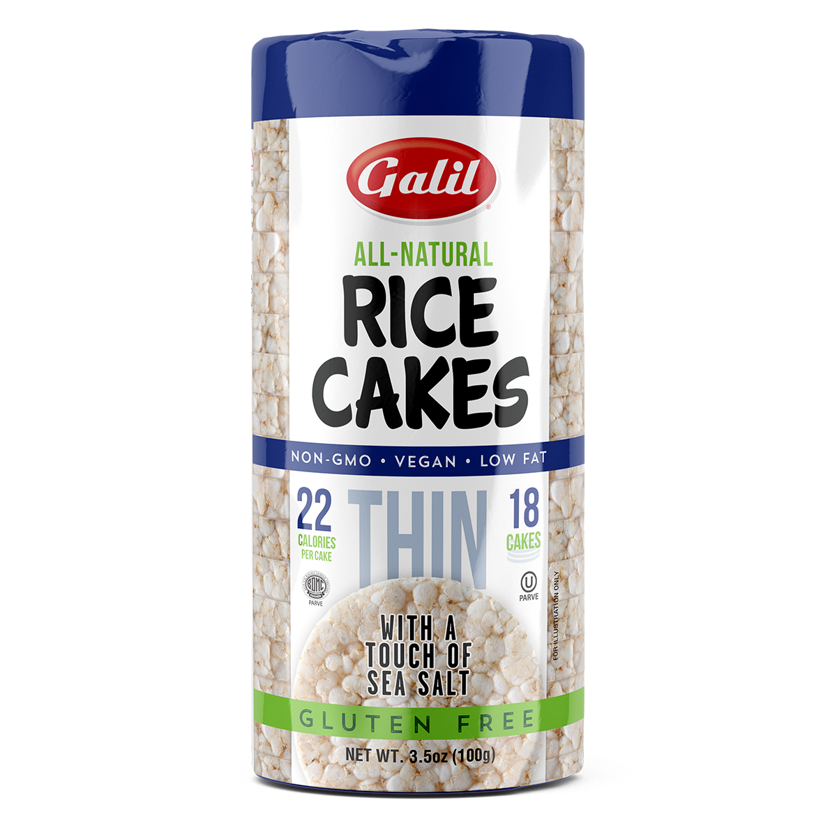 Thin Rice Cakes, Salt, Galil