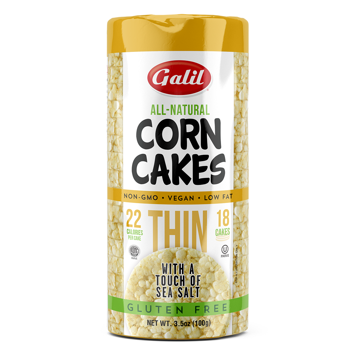 Thin Corn Cakes, Salt, Galil