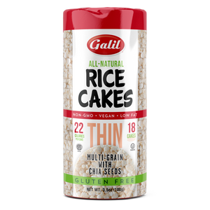 Thin Multigrain Rice Cakes, Chia & Quinoa, Galil