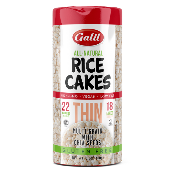 Thin Multigrain Rice Cakes, Chia & Quinoa, Galil