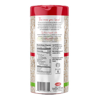 Thin Multigrain Rice Cakes, Chia & Quinoa, Galil