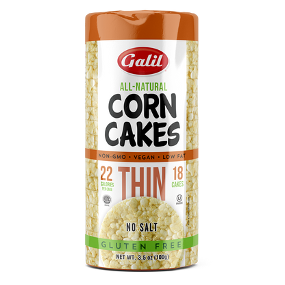 Thin Corn Cakes, No Salt, Galil