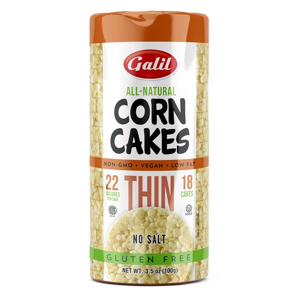 Thin Corn Cakes, No Salt, Galil