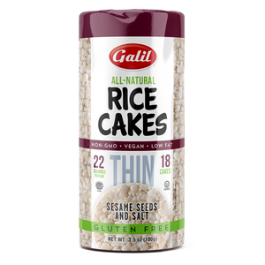 Sesame & Salt Thin Rice Cakes, Galil