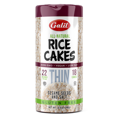 Thin Rice Cakes, Sesame & Salt, Galil