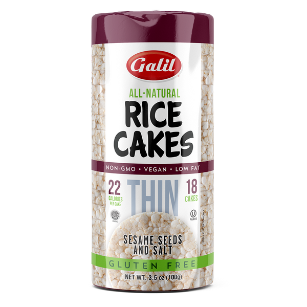 Thin Rice Cakes, Sesame & Salt, Galil