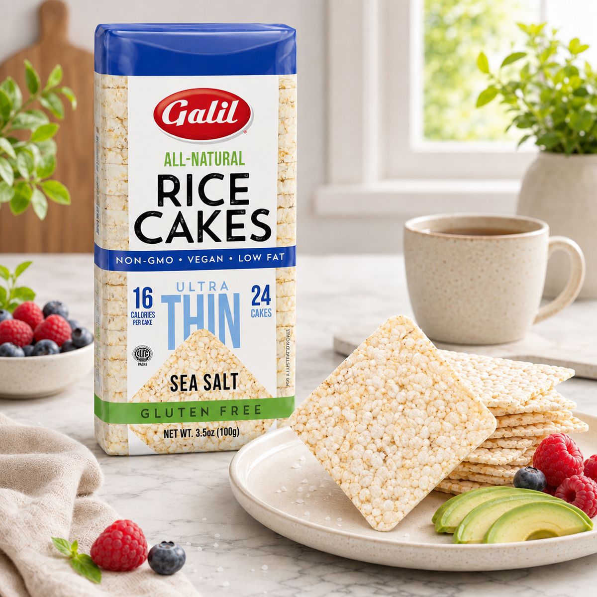 Galil Ultra Thin Salted Rice Cakes