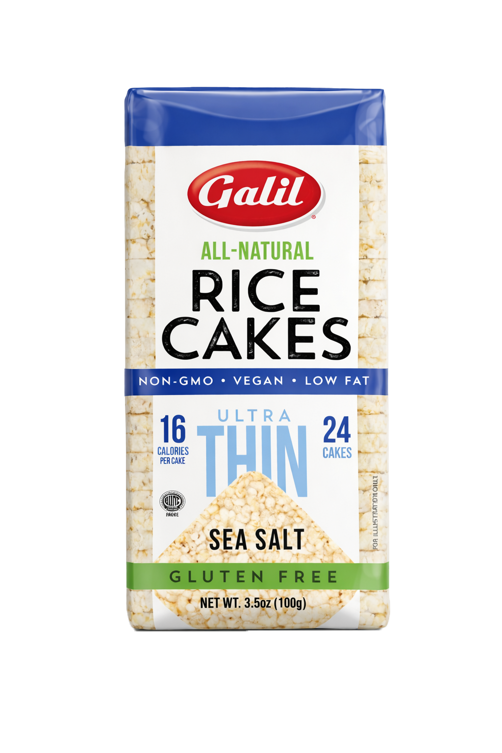 Ultra Thin Rice Cakes, Salt, Galil
