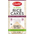 Ultra Thin Rice Cakes, Sesame & Salt, Galil