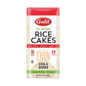 Ultra Thin Multigrain Rice Cakes, Chia & Quinoa, Galil