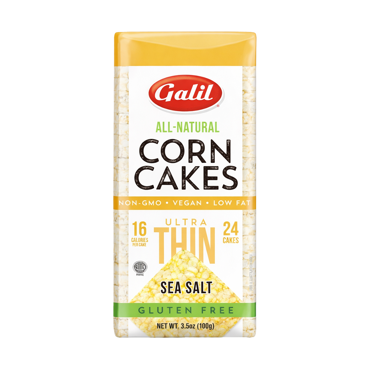 Ultra Thin Salted Corn Cakes, Galil
