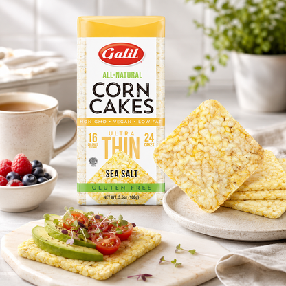 Ultra Thin Salted Corn Cakes, Galil