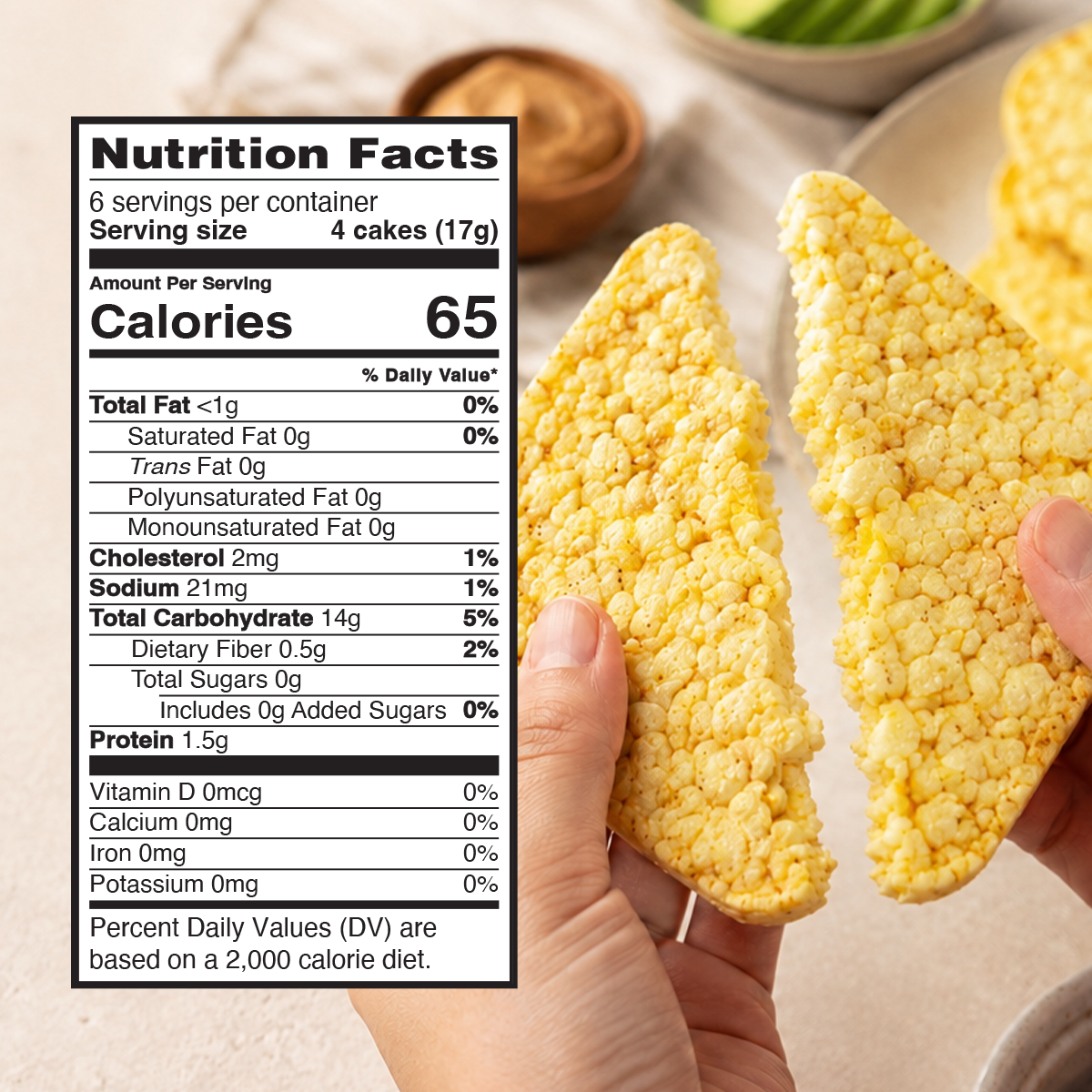 Ultra Thin Salted Corn Cakes, Galil