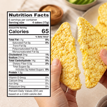 Ultra Thin Salted Corn Cakes, Galil