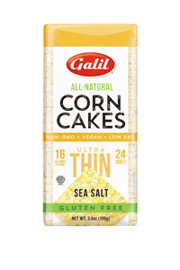 Ultra Thin Corn Cakes, Salt, Galil