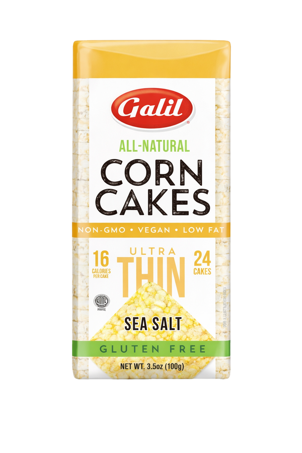 Ultra Thin Corn Cakes, Salt, Galil