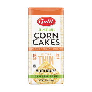 Ultra Thin Corn Cakes, Mixed Grain, Galil