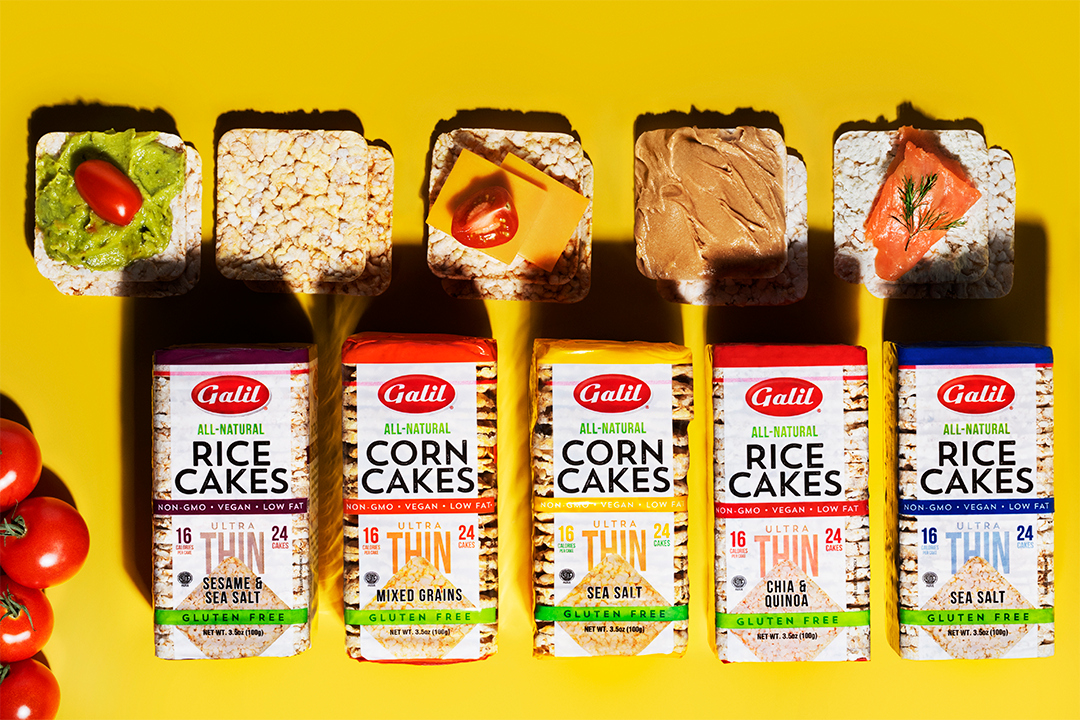 Ultra Thin Corn Cakes, Mixed Grain, Galil
