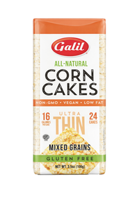 Ultra Thin Corn Cakes, Mixed Grain, Galil