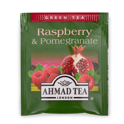 Pomegranate & Raspberry - Green Tea | 20' Tea Bags | Ahmad Tea