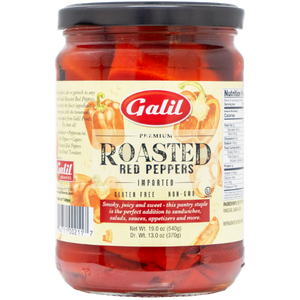 Red Roasted Peppers | Jar | 19 oz | Galil