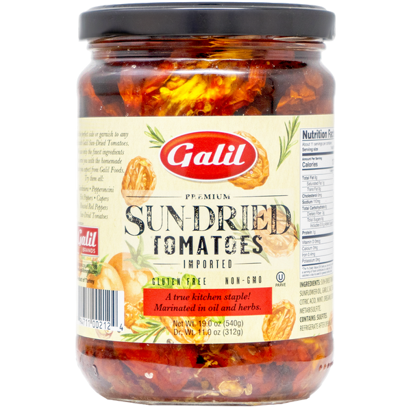 Sun Dried Tomato In Oil  | Jar | 19 oz | Galil