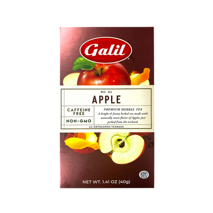 Apple Herbal Tea | 20' Tea Bags | 1.41 oz | Galil