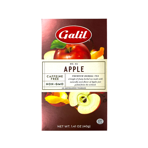 Apple Herbal Tea | 20' Tea Bags | 1.41 oz | Galil