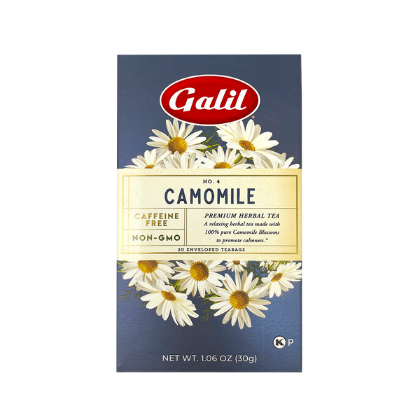 Camomile Herbal Tea | 20' Tea Bags | 1.06 oz | Galil