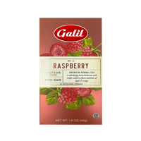 Raspberry Herbal Tea | 20' Tea Bags | 1.41 oz | Galil