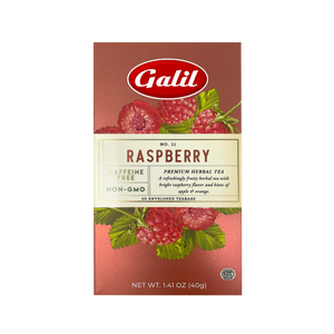 Raspberry Herbal Tea | 20' Tea Bags | 1.41 oz | Galil