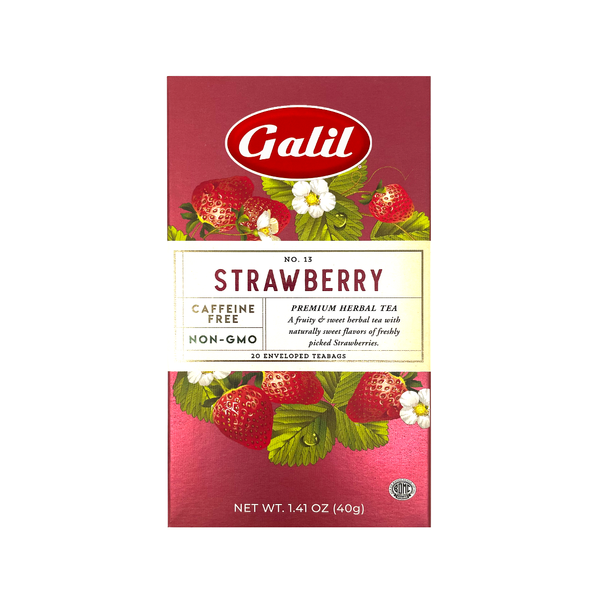 Galil Strawberry Premium Herbal Tea