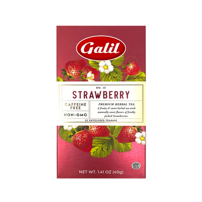 Galil Strawberry Premium Herbal Tea