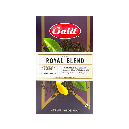 Royal Blend Black Tea | 20' Tea Bags | 1.41 oz | Galil