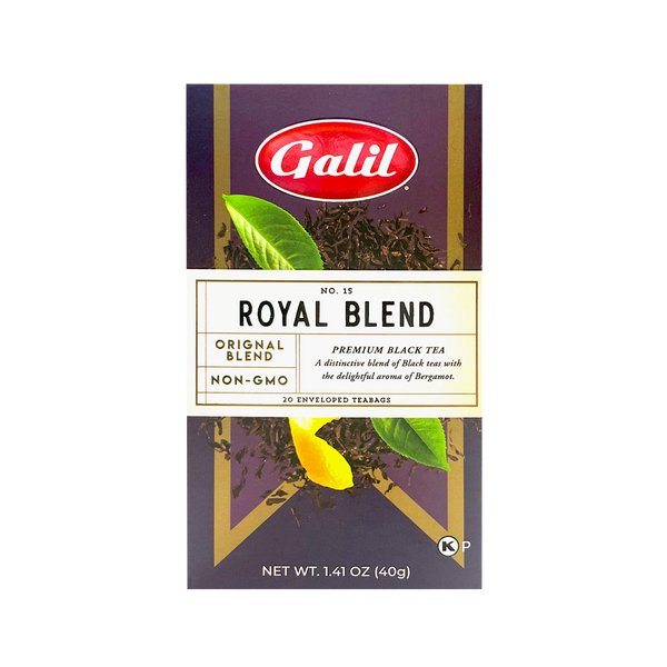 Royal Blend Black Tea | 20' Tea Bags | 1.41 oz | Galil