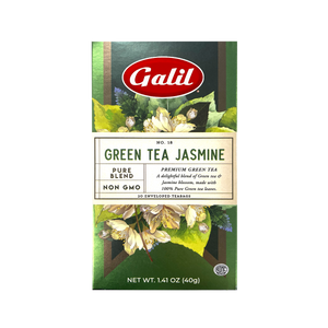 Green Jasmine Herbal Tea | 20' Tea Bags | 1.41 oz | Galil