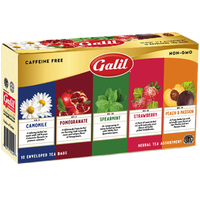 Fruit Assortment Tea | 10' Tea Bags | Galil